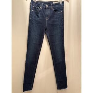 RAG & BONE 10” Ankle Skinny in Mad River Wash High Rise Skinny Ankle Jeans 26